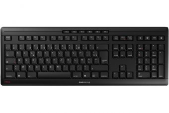 CHERRY Clavier STREAM KEYBOARD WIRELESS noir AZERTY (FR) 