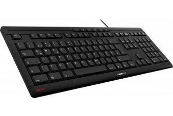 CHERRY Clavier STREAM KEYBOARD USB noir QWERTZ (DE) 