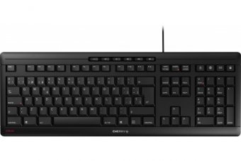 CHERRY Clavier STREAM KEYBOARD USB noir QWERTY (ES) 