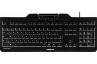 CHERRY Clavier (+cart puces) KC-1000 SC USB noir (FR) 