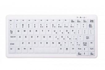 CHERRY Clavier AK-C4110 sans fil IP65 blanc (FR) 