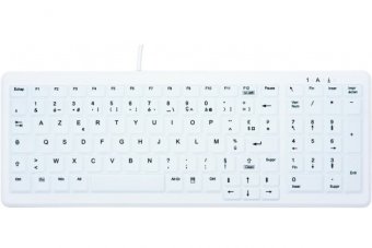 CHERRY Clavier AK-C7000 USB IP65 blanc (FR) 