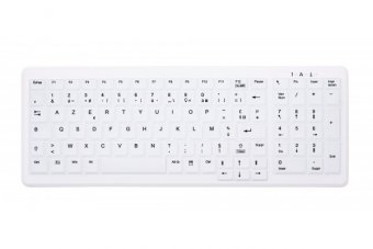 CHERRY Clavier AK-C7000 sans fil IP65 blanc (FR) 