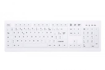 CHERRY Clavier AK-C8100 sans fil IP65 blanc (FR) 