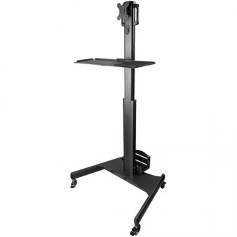 Mobile Workstation Cart w/Monitor Mount 