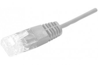 Cordon téléphonique RJ45 / RJ45 UTP 1 paire 4/5 gris - 1 m 