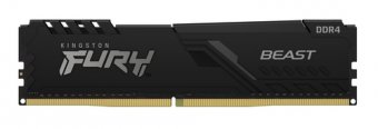 Kingston FURY Beast - DDR4 - module - 32 Go - DIMM 288 broches - 3200 MHz / PC4-25600 - CL16 - 1.35 V - mémoire sans tampon - non ECC - noir 