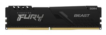 Kingston FURY Beast - DDR4 - module - 8 Go - DIMM 288 broches - 3600 MHz / PC4-28800 - CL17 - 1.35 V - mémoire sans tampon - non ECC - noir 