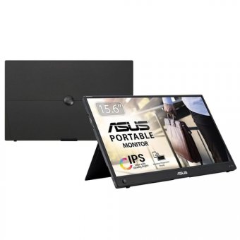 ASUS ZenScreen GO MB16AWP - Écran LED - 15.6" - portable - 1920 x 1080 Full HD (1080p) @ 60 Hz - IPS - 250 cd/m² - 1000:1 - 5 ms - Mini HDMI, USB-C - haut-parleurs - noir bronze 