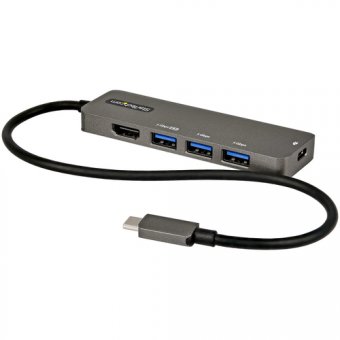 <p>Cet adaptateur multiport USB-C avec DP 1.4 prend en charge HDMI® 4K 60 Hz et transforme votre ordinateur MacBook Pro, Dell XPS ou tout autre ordinateur portable USB-C" en poste de travail, où que vous soyez. L'adaptateur multiport USB Type-C offre une 