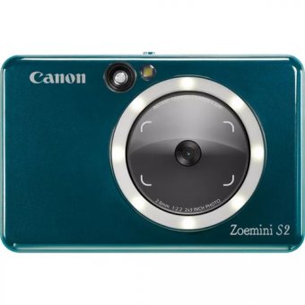 Canon Zoemini S2 - Appareil photo numérique - compact avec imprimante photo instantanée - 8.0 MP - Bluetooth, NFC - teal 