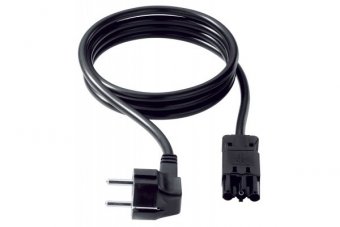 BACHMANN Cordon secteur noir - 3 m 
