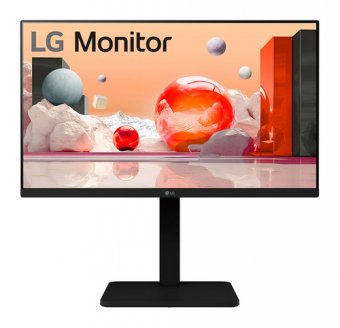 LG 24BA550-B - Écran LED - 24" (23.8" visualisable) - 1920 x 1080 Full HD (1080p) @ 100 Hz - IPS - 250 cd/m² - 1300:1 - 5 ms - HDMI, VGA, DisplayPort - haut-parleurs 