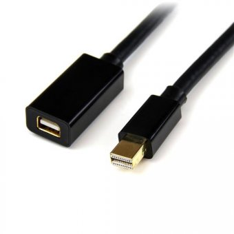 StarTech.com Câble d'extension vidéo Mini DisplayPort de 91 cm - Rallonge Mini DP vers Mini DP - Cordon Mini DisplayPort - M/F - 4K - Rallonge de câble DisplayPort - Mini DisplayPort (M) pour Mini DisplayPort (F) - 0.9 m - verrouillé, moulé - noir 