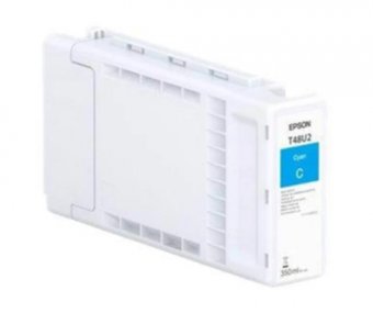Epson T48U2 - 350 ml - cyan - original - cartouche d'encre - pour SureColor SC-P8500D 