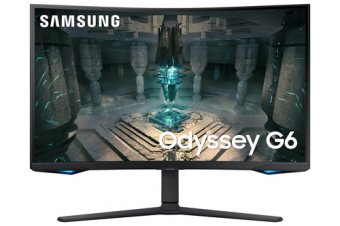 Samsung Odyssey G6 S32BG650EU - G65B Series - écran LCD - Intelligent - jeux - incurvé - 32" - 2560 x 1440 QHD @ 240 Hz - VA - 350 cd/m² - 2500:1 - DisplayHDR 600 - 1 ms - 2xHDMI, DisplayPort - haut-parleurs - noir 
