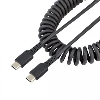 Ce câble USB C spiralé de 1m peut résister aux exigences quotidiennes de la charge et de la synchronisation de vos appareils mobiles. Il se contracte jusqu'à atteindre 38cm, ce qui le rend compact et pratique à ranger.<h3>Construit pour une utilisation 