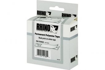 Ruban 24MM permanent blanc pour rhino 6000 