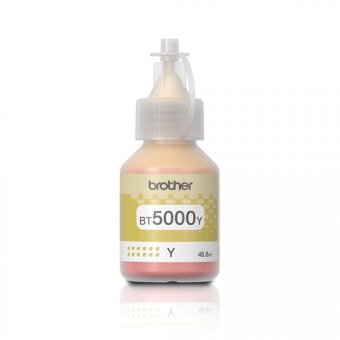 Brother BT5000Y - Ultra High Yield - jaune - original - recharge d'encre - pour Brother DCP-T220, T310, T420, T425, T510, T520, T525, T710, T720, MFC-T4500, T910, T920 
