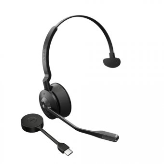 Jabra Engage 55 Mono - Micro-casque - sur-oreille - DECT - sans fil - Certifié pour Microsoft Teams 