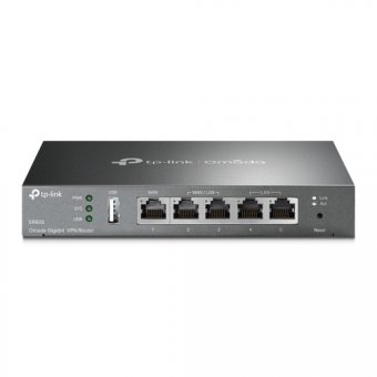 TP-Link Omada ER605 V2.8 - Routeur commutateur 4 ports - 1GbE - ports WAN : 3 - fixation murale 