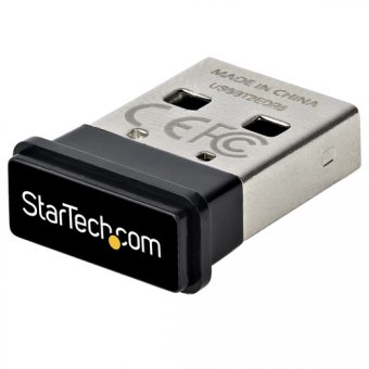 Startech Adaptateur USB Bluetooth 5.0 - Dongle Bluetooth 5.0 pour PC - Adaptateur réseau - USB - Bluetooth 5.0, Bluetooth 5.0 LE, Bluetooth 5.0 EDR - Classe 2 - noir 