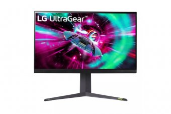 LG UltraGear 32GR93U-B - GR93U Series - écran LED - jeux - 32" (31.5" visualisable) - 3840 x 2160 4K @ 144 Hz - IPS - 500 cd/m² - 1000:1 - DisplayHDR 400 - 1 ms - 2xHDMI, DisplayPort - gris violet 