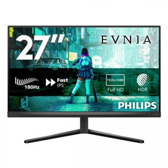 Philips Evnia 3000 27M2N3200A - Écran LED - jeux - 27" - 1920 x 1080 Full HD (1080p) @ 180 Hz - IPS - 300 cd/m² - 1000:1 - HDR10 - 0.5 ms - 2xHDMI, DisplayPort - haut-parleurs - Charbon 