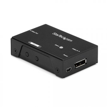 StarTech.com Extendeur vidéo Displayport jusqu'à 19,8 m - Amplificateur de signal DP - Répéteur DisplayPort - 4K 60 Hz - Prolongateur audio/vidéo - jusqu'à 20 m 