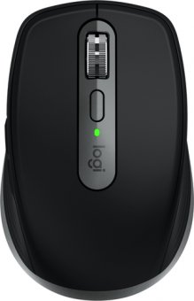 Logitech Master Series MX Anywhere 3S for Mac - Souris - 6 boutons - sans fil - Bluetooth - gris sidéral 
