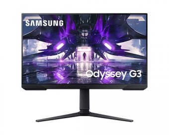 Samsung Odyssey G3 S27AG300NR - G30A Series - écran LED - jeux - 27" - 1920 x 1080 Full HD (1080p) @ 144 Hz - VA - 250 cd/m² - 3000:1 - 1 ms - HDMI, DisplayPort - noir 