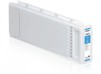 Epson T6942 - 700 ml - cyan - original - cartouche d'encre - pour SureColor SC-T3000, SC-T3000 POS, SC-T5000, SC-T5000 POS, SC-T5200, SC-T7000, SC-T7000 POS 