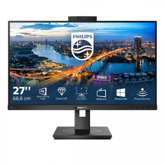 Philips B Line 275B1H - Écran LED - 27" - 2560 x 1440 QHD @ 75 Hz - IPS - 300 cd/m² - 1000:1 - 4 ms - HDMI, DVI-D, DisplayPort - haut-parleurs - texture noire 