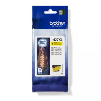 Brother LC427XLY - Haute capacité - jaune - original - cartouche d'encre - pour Brother HL-J6010DW, MFC-J5955DW, MFC-J6955DW, MFC-J6957DW 