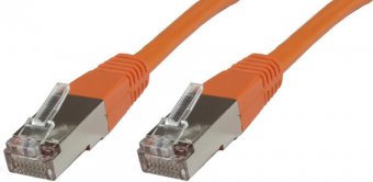 MicroConnect F/UTP CAT6 5m Orange PVC Outer Shield : Foil screening 