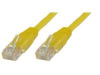 MicroConnect U/UTP CAT5e 1M Yellow PVC Unshielded Network Cable, 