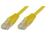 MicroConnect U/UTP CAT5e 2M Yellow PVC Unshielded Network Cable, 