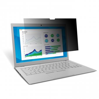 3M Privacy Filter 14.1" 16:10 AntiGlare. Frameless. Black. 