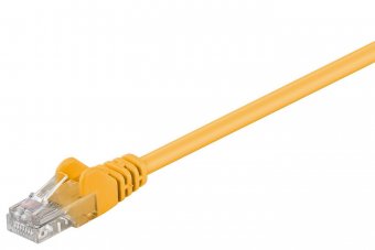 MicroConnect U/UTP CAT5e 0.25M Yellow PVC Unshielded Network Cable, 