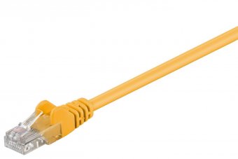 MicroConnect U/UTP CAT5e 0.25M Yellow PVC Unshielded Network Cable, 