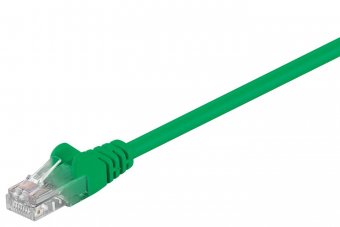 MicroConnect U/UTP CAT5e 0.25M Green PVC Unshielded Network Cable, 