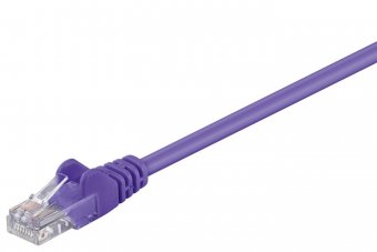 MicroConnect U/UTP CAT5e 0.25M Purple PVC Unshielded Network Cable, 