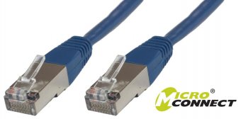 MicroConnect F/UTP CAT6 15m Blue PVC Outer Shield : Foil screening 