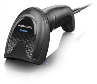 Datalogic Gryphon GBT4500, Kit, USB,  Black, Disinfectant Ready 