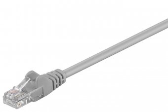 MicroConnect U/UTP CAT5e 1M Grey PVC Unshielded Network Cable, 