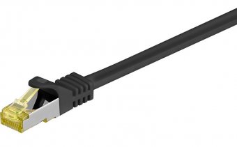 MicroConnect CAT7 S/FTP Network Cable 25m,  Black CAT7 S/FTP Network 
