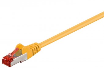 MicroConnect S/FTP CAT6 0.15m Yellow LSZH PiMF (Pairs in metal foil) 