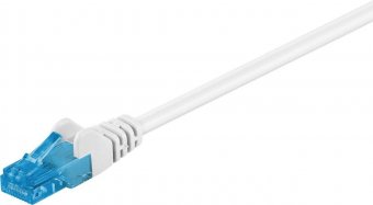 MicroConnect U/UTP CAT6A 1m White LSZH Unshielded Network Cable, 