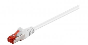 MicroConnect S/FTP CAT6 0.50m White PVC PiMF (Pairs in metal foil) 