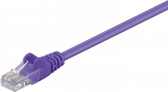 MicroConnect U/UTP CAT5e 1M Purple PVC Unshielded Network Cable, 